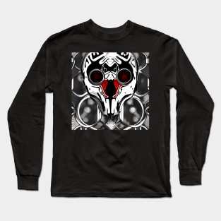 Steampunk skull abstract Long Sleeve T-Shirt